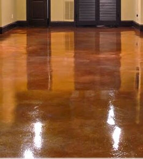 concrete floor dye acetone
