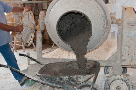 concrete masonry mixing cement