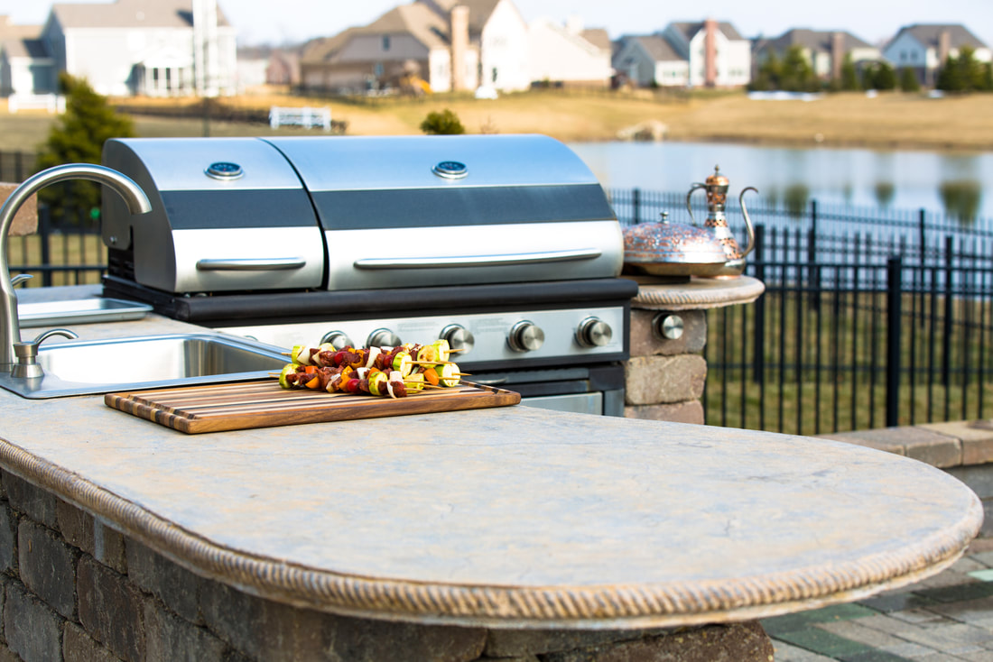 outdoor kitchen