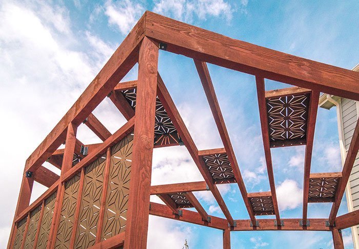 pergola materials creative