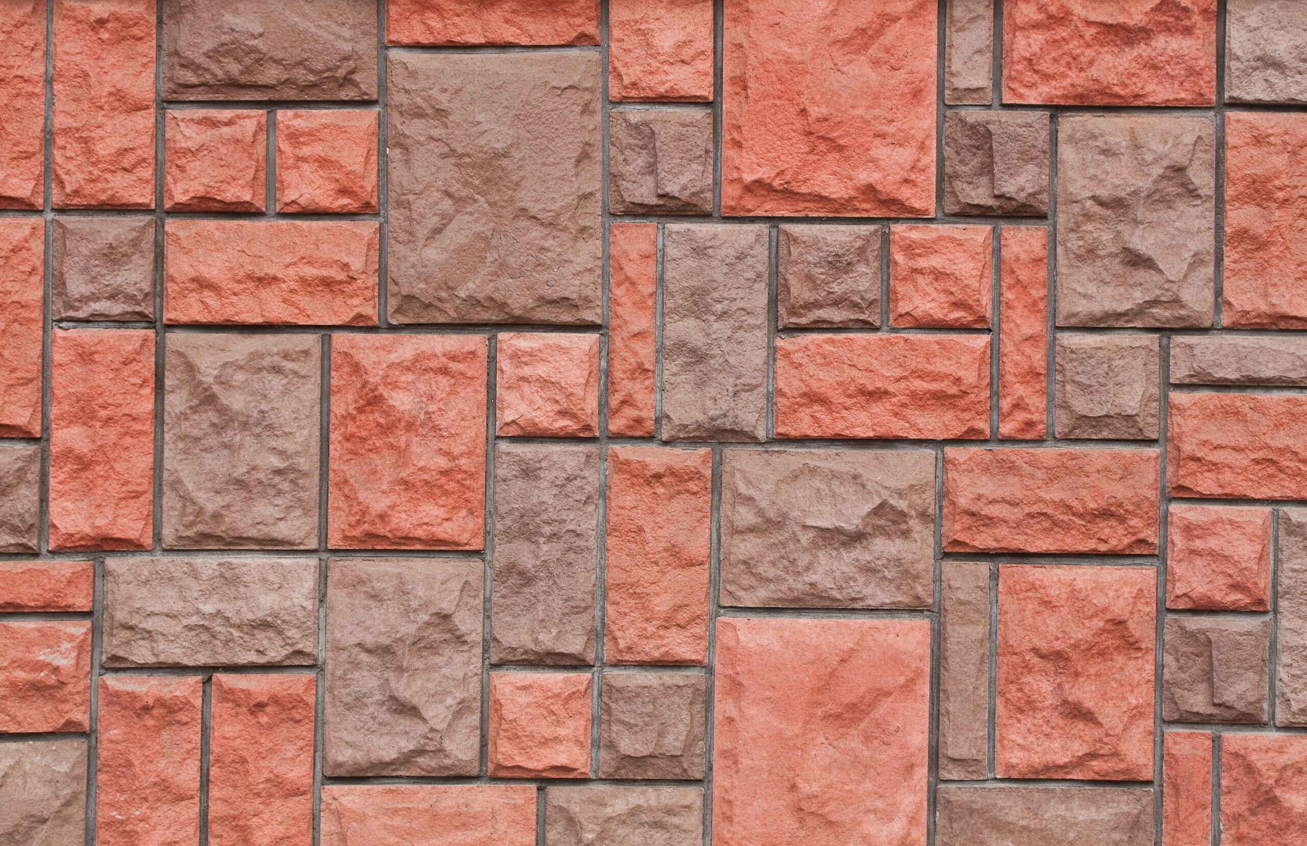 Background of random ashlar rough tooled masonry design